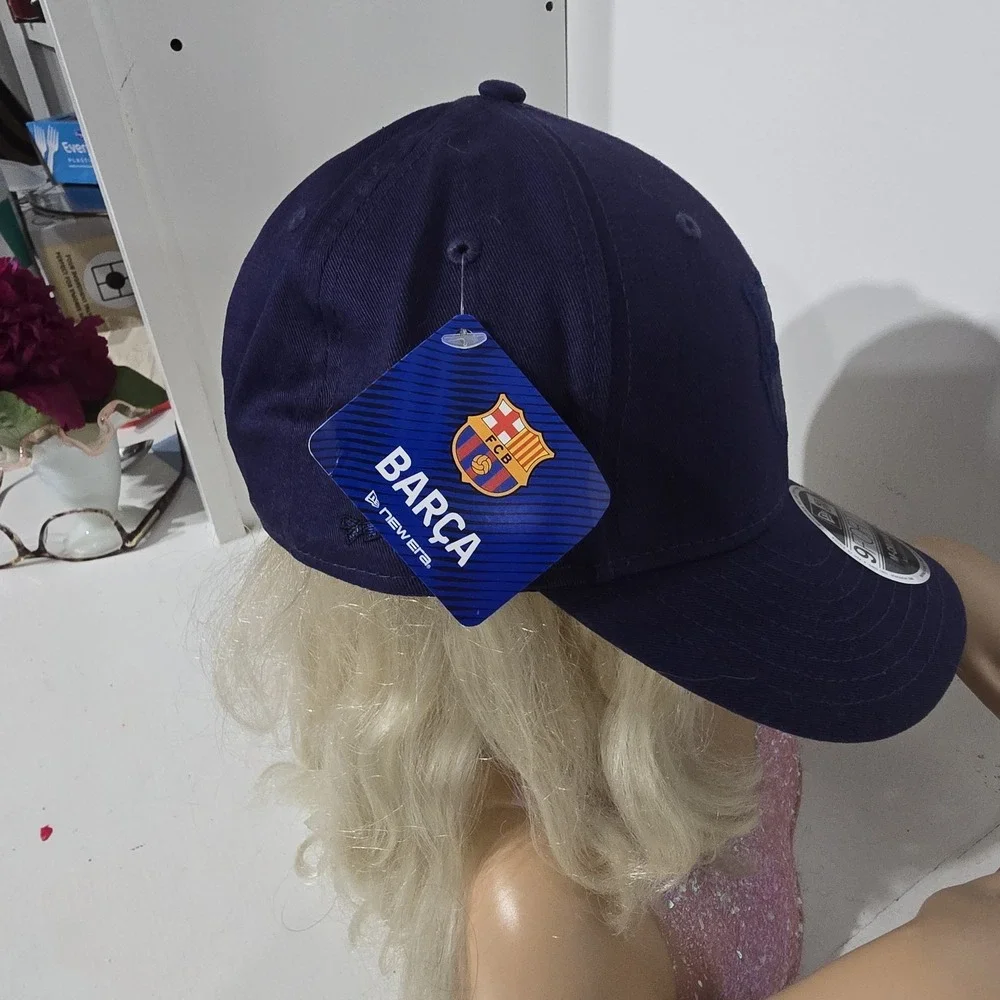 FC Barcelona Youth Graphic Navy 9FORTY M-Crown Adjustable Cap